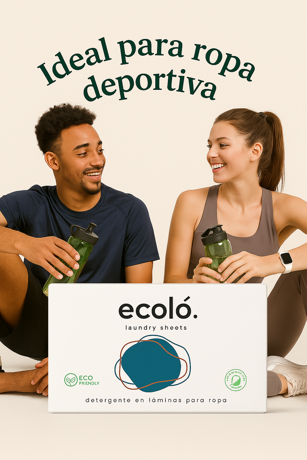 Detergente en láminas para ropa